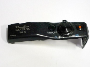 Canon SX710 HS - górny panel nastawczy