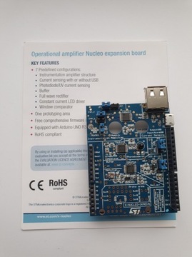 STM Nucleo OP AMPs X-Nucleo-IKA01A1 wielofunkcyjna