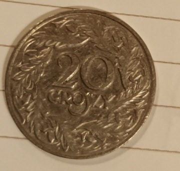 Moneta 20 groszy z  1923roku