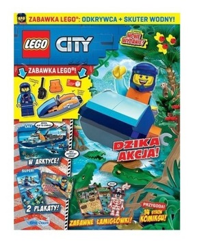 Magazyn Czasopismo LEGO City- 09/2023 - Odkrywca + Skuter Wodny