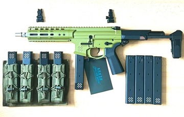 FULL NOVESKE SPACE INVADER PISTOL - BAZOOKA GREEN