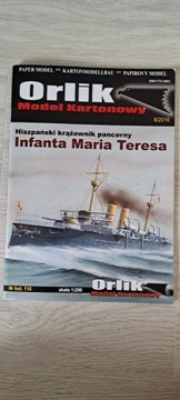 Okręt Infanta Maria Teresa model kartonowy 