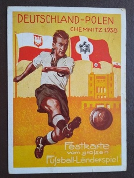 DEUTSCHLAND-POLEN - CHEMNITZ 1938