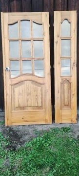 Drzwi zewnętrzne drewniane 