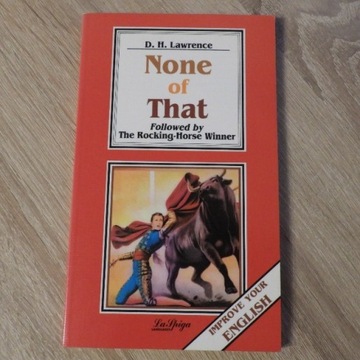 None of That - D.H. Lawrence - Język angielski