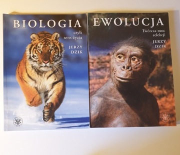 2 książki Jerzy Dzik "Biologia" i "Ewolucja"