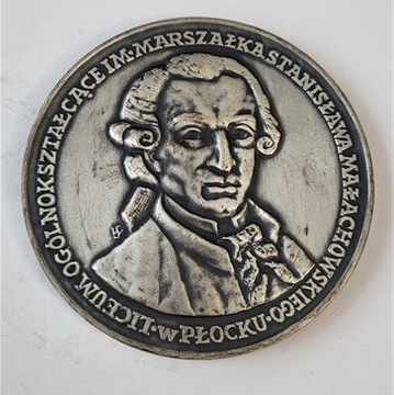 MEDAL LO IM.MAŁACHOWSKIEGO W PŁOCKU