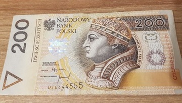 banknot 200 zł kolekcjonerski