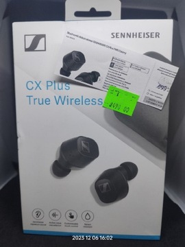Słuchawki bezprz. Sennheiser CX Plus True Wireless