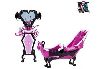 Monster High łazienka Draculaura zestaw Mattel