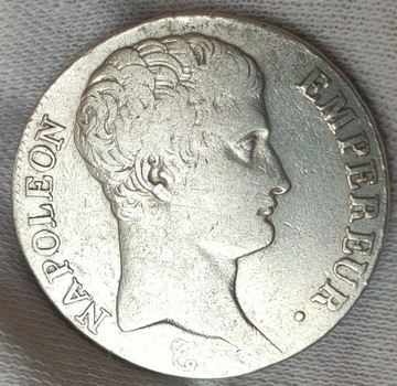 Napoleon I 5 francs (franków) AN 13 I 1804-1805
