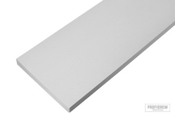 Parapet wewnętrzny biały | lity dąb | 120x30 cm