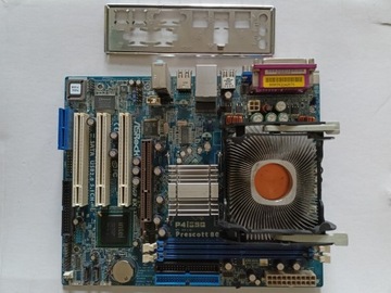 Płyta PC Asrock + procesor Celeron D 2,53 GHz
