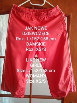 Nike dziewczęce lub damskie spodnie capri, XS-M