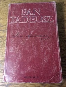 Pan Tadeusz. Adam Mickiewicz. 1989 rw.