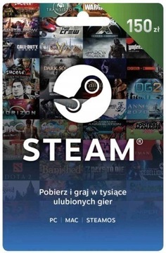 Kod Steam 150 zł - okazja! 