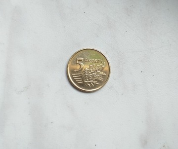 5 gr groszy 1993 - rzadka moneta 