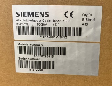 Enkoder Siemens 6FX2001-5QP12