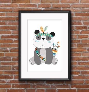 Plakat Panda A3 (30x40 cm)