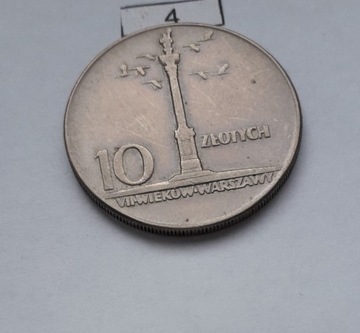 10 złotych - Kolumna Zygmunta - 1965 rok