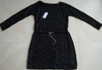S.Oliver czarna sukienka w rozmiarze 40.