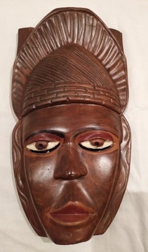Maska afrykańska głowa kobiety