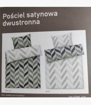 POŚCIEL SATYNOWA 2str. 100% bawełna 140*200