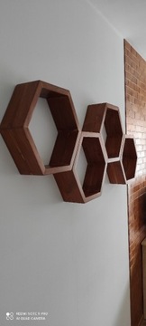Półka hexagon plaster miodu 