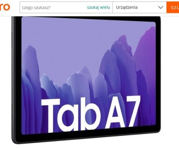 Tablet Samsung Galaxy Tab A7 10.4 T505 lite LTE