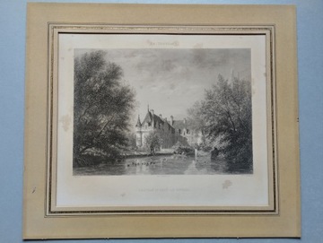Chateau d'Azay-le-Rideau  litografia