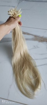 Włosy 60 cm do przedłużania keratynowego