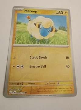 Karta Pokemon MAREEP (SVI 066) HOLO