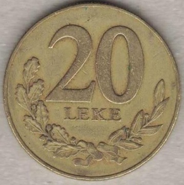 Albania 20 leke leków 2000 nr 6