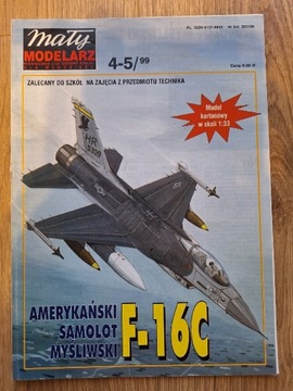 Mały Modelarz odrzutowiec F-16 4-5/1999