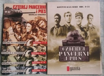 CZTEREJ PANCERNI I PIES serial dvd nieużywane nowe