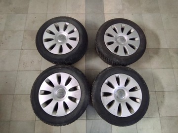 Felgi AUDI z oponami zimowymi 205/60/16 5x112