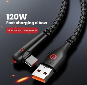Kabel ładujący 120W USB-USBC 1m