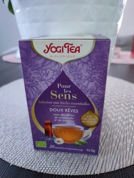 Yogi Tea Pour les Sens herbata EKO 42g na dobranoc