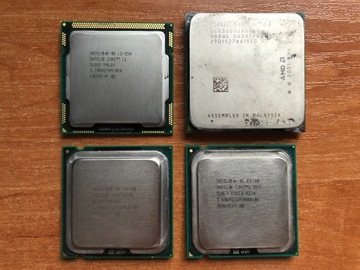 Procesory Intel Core, 2 Duo, Pentium, AMD