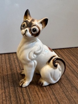 Kotek śliczna figurka porcelanowa kot 