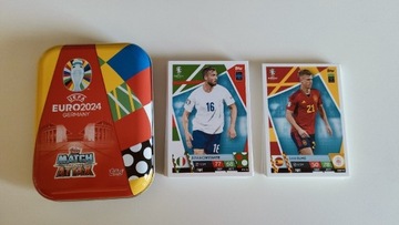 Match attax EURO 2024 zestaw 20 kart podstawowych + puszka