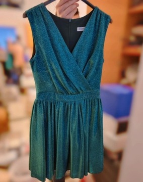 Brokatowa mini sukienka Lou r.36