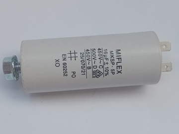 Kondensator silnikowy 16uF MIFLEX MKSP-5P 