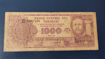 Paragwaj, 1 000 Guaranies 1998