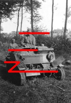 Zdobyta przez Niemców tankietka TK-S