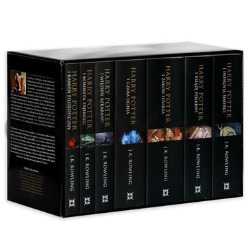 Pakiet Harry Potter w czarnej okładce tom 1-7