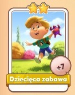 Coin Master Dziecięca Zabawa 1 karta 