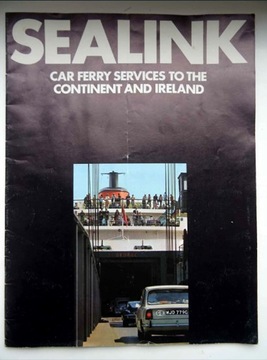 Broszura reklamowa promy Sealink 1970