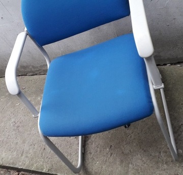 krzesło biurowe konferencyjne metalowe fotel 