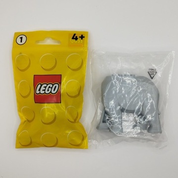 LEGO SŁOŃ DŁUGIE KŁY elephant2c01 NOWY